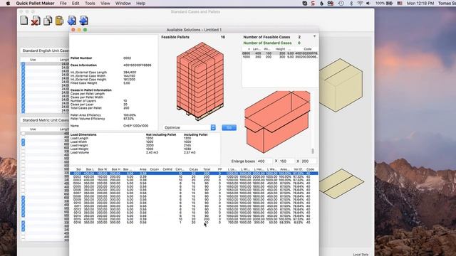 Quick Pallet Maker Example 51: Filling Containers with Pallets Using Multiple Box Sizes смотреть онлайн
