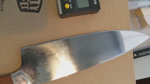 Кухонные ножи BARK (kitchen). Краткий обзор и немного об их заточке смотреть онлайн