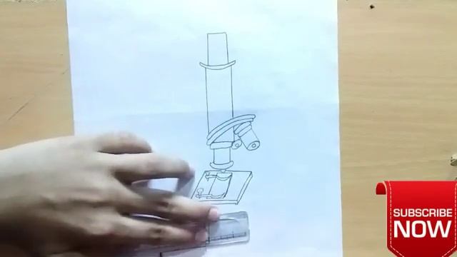 How to draw compound microscope easily - step by step смотреть онлайн