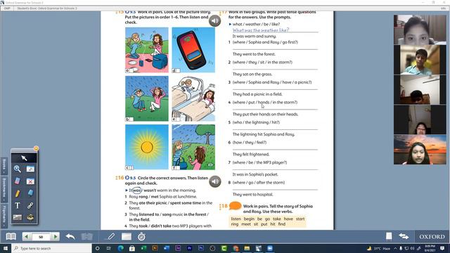 Kids' English | Level - III | Simple past | Conversation on prompts | Real class | NP смотреть онлайн