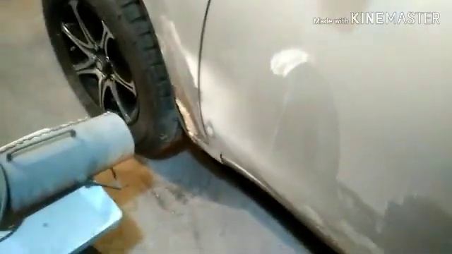 Начал красить вылезки косяки. Часть 1