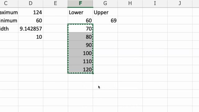 Frequency Distributions: Using Microsoft Excel Online смотреть онлайн