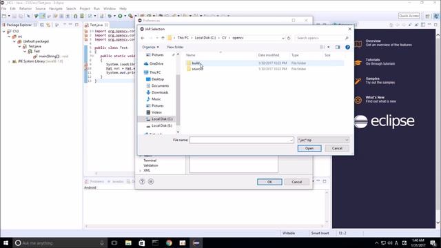 1.OpenCV With Java Eclipse (tutorial) смотреть онлайн