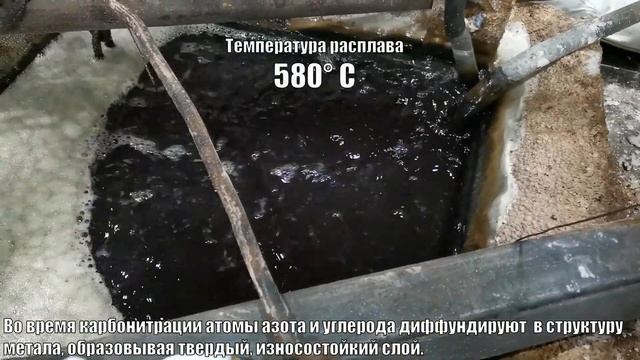 Карбонитрация Азотирование в расплаве солей Жидкостное азотирование смотреть онлайн