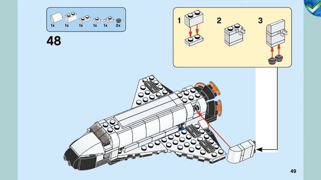 31091 A Shuttle Transporter LEGO® Creator Manual At The Brickmanuals Instruction Archive