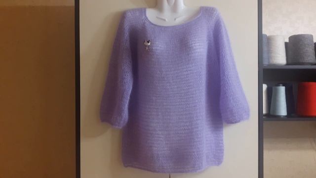 Джемпер из мохера на шелке. смотреть онлайн