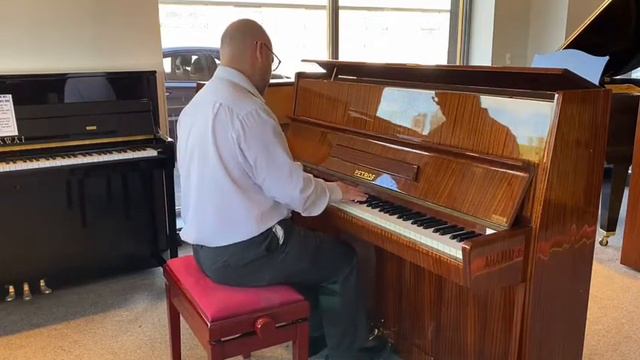 Used Petrof Upright piano | Polished Mahogany | Liverpool store смотреть онлайн