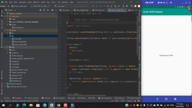 #43 Parsing Local JSON in Flutter | Flutter Tutorials | #FlutterSeries смотреть онлайн