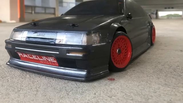 Toyota levin rc drift on red wheels смотреть онлайн