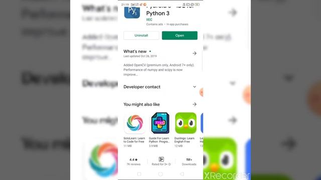First time on mobile python coding смотреть онлайн