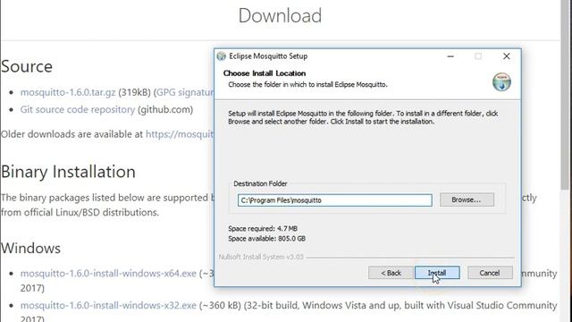 Install MQTT Broker Mosquitto on Windows смотреть онлайн
