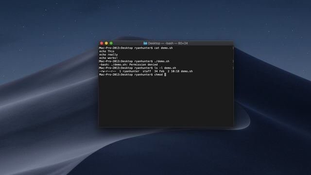 Add Execute Permissions to Shell Script смотреть онлайн