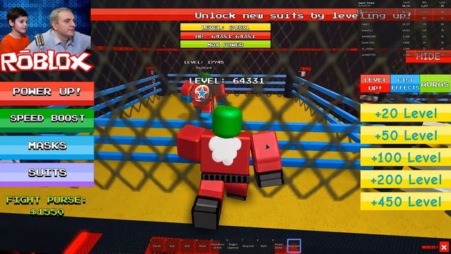 Роблокс 65000 уровень в СИМУЛЯТОР БОЕВ БЕЗ ПРАВИЛ | ROBLOX по русски. Wrestling Simulator. смотреть онлайн