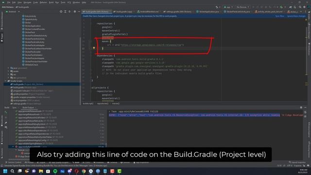 How to Fix AGPBI com.android.tools r8 ResourceException смотреть онлайн