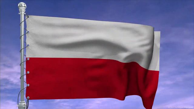 National Anthem of Poland | Animated flag | 11th Nov Independence Day | 11th May Constitution Day смотреть онлайн
