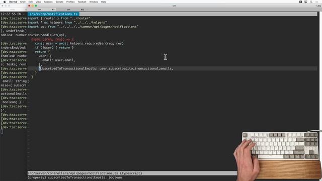 End-to-End TypeScript: Database, Backend, API, and Frontend смотреть онлайн