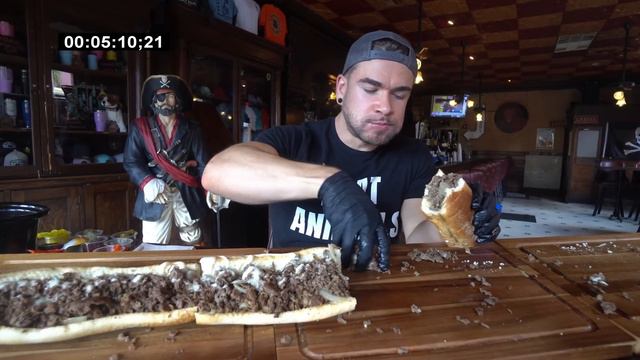 THE BIGGEST CHEESESTEAK CHALLENGE I HAVE EVER TRIED | Joel Hansen смотреть онлайн