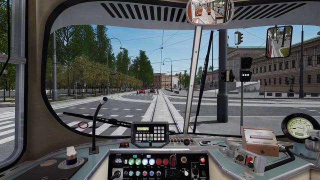Nachtschiene Linie 1 Richtung Stefan-Fadinger- Platz - E1+c3 | TramSim Vienna смотреть онлайн