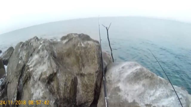 Рыбалка в Приморье, на окуня-терпуга. смотреть онлайн