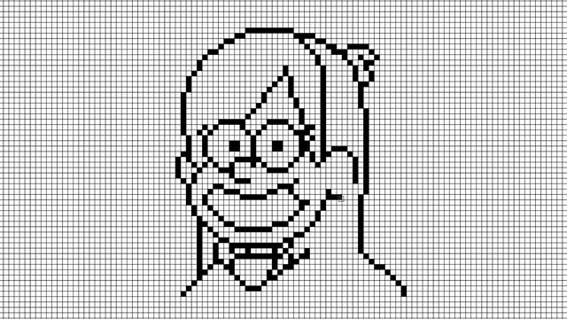 Рисуем Мейбл Пайнс По Клеточкам #pixelart | Mabel Pines | Gravity Falls смотреть онлайн