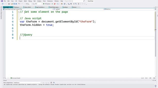 Javascript vs jQuery How to Get Element on the Page смотреть онлайн