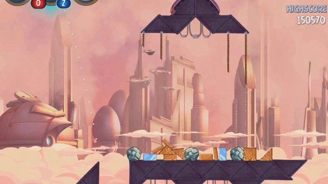 Angry Birds Star Wars 2 Level B4-7 Rise of the Clones 3 Star Walkthrough смотреть онлайн