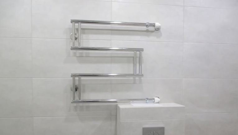Перенос полотенцесушителя в только что отремонтированной ванной комнате смотреть онлайн