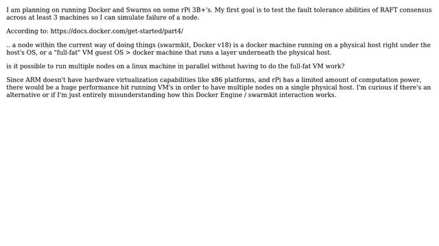 Unix & Linux: Is it possible to run more than one node on a physical host without full-fat VM? смотреть онлайн