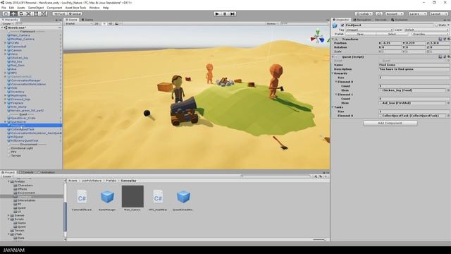 Unity Quest System Update : Low Poly Game Kit смотреть онлайн