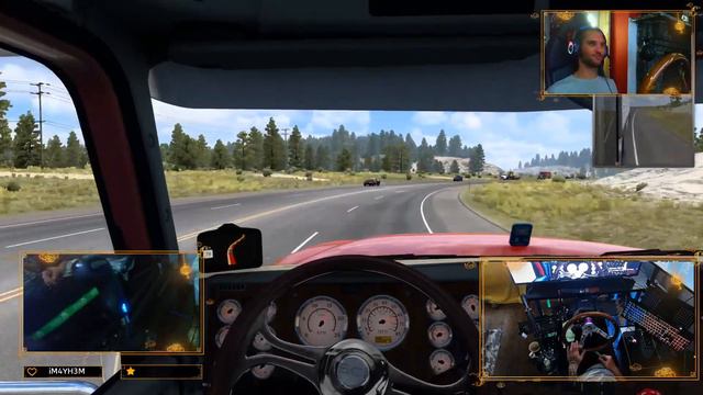 ATS day 125 # Testing the International® 9900i ~ using SKRS Shifter 18 Speed ~ Doing Convoy Jobs . смотреть онлайн