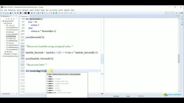 21. Functions in Python || Part-3 || Python Tutorial || By Arihant Jain || Study Material смотреть онлайн