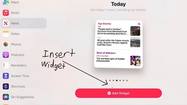 How to Add Widgets in iPad OS смотреть онлайн