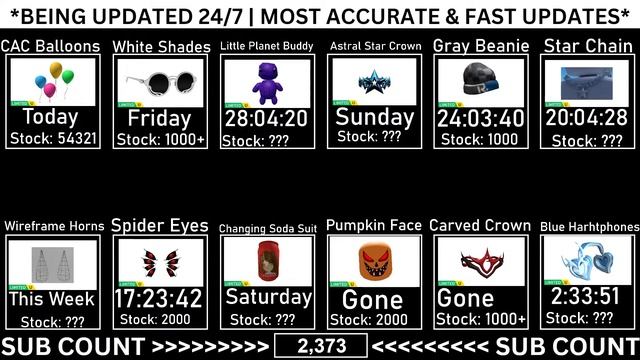 FREE UGC LIMITED'S | COUNTDOWN'S AND LINKS [FREE ITEMS] смотреть онлайн