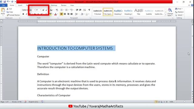 MS Word 2007/10 Keyboard Shortcuts (In KANNADA) | Part - 1 смотреть онлайн