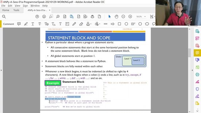 Python Programming - Programmer Speak T01 - Statement Block (Part 2/3) смотреть онлайн