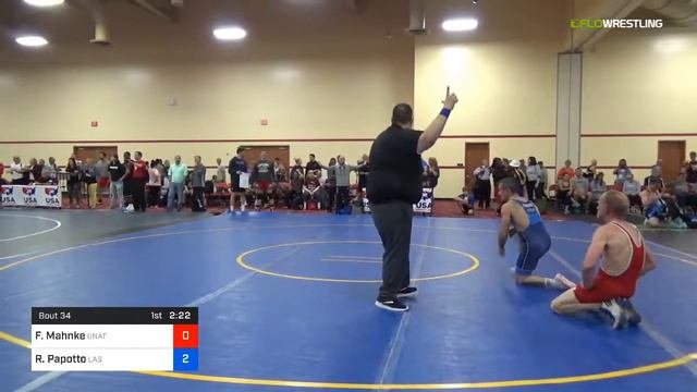 2018 Marine Corps US Open/Masters D Greco Roman 62 RR Rnd 1 - Fred Mahnke (Unat) Vs. Roger Papotto смотреть онлайн