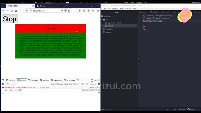 jquery stop method | jQuery Tutorial Bangla Part 9 | jquery for beginners смотреть онлайн