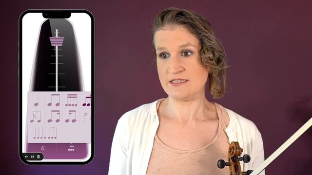 How to practice rhythms with a metronome as a beginner violinist смотреть онлайн