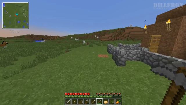 ч.02 Minecraft Vanilla hard Lp - Грабим деревню смотреть онлайн