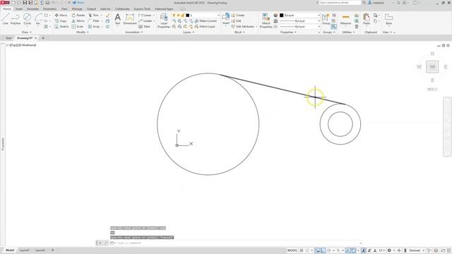 AutoCAD Circles, Trim, and Different Fillets смотреть онлайн