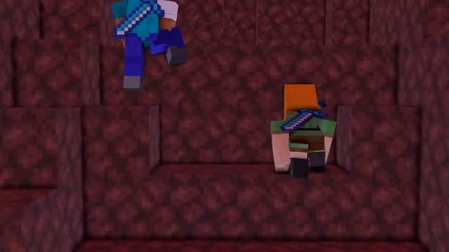 The Minecraft Life Of Steve And Alex | The Nether | Minecraft Animation