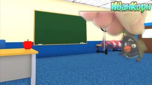 Свинка Пеппа Ремастер 2021 Училка села на кнопку и поставил двойку