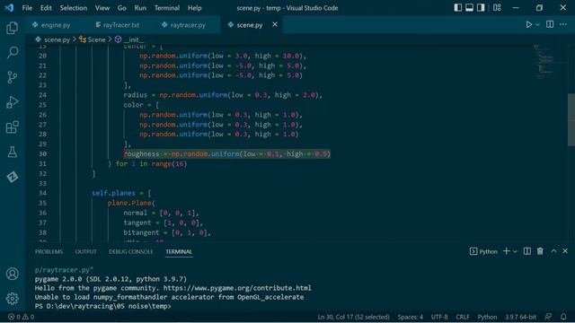 Realtime Raytracing in Python: Noise смотреть онлайн