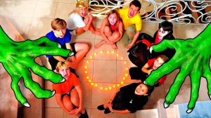 ФИЛЬМ УЖАСОВ НА 24 ЧАСА! Смешные ситуации с одноклассниками