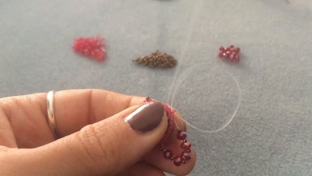 TUTORIAL PERLINE [71] - Orecchini Love: rivoli 14mm, delica, cipollotti 4x3mm. смотреть онлайн
