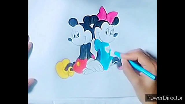 Mickey Mouse Color pencil Drawing Ft Srs angela смотреть онлайн