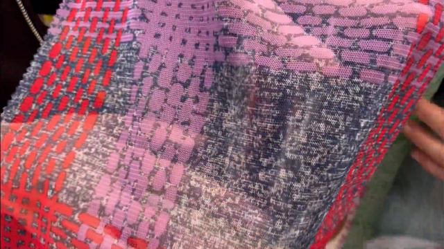 Mesh Fabric With Print In Bulk Width 150 Cm Weight 75 Gr Turkey