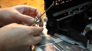 Samsung ML-1660 ремонт узла захвата бумаги (соленоид)