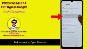 POCO C65 FRP Bypass 2024 [Without PC] All POCO MIUI 14 Google Account ✅GMail Lock Trick! NO SIM