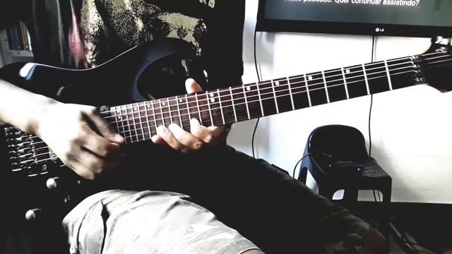 Angra - Angels and Demons guitar solo cover смотреть онлайн